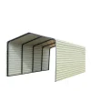 All-Steel Carport 12 ft x 20 ft, Fully Enclosed Sides - CP1220F