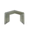 All-Steel Carport 12 ft x 20 ft, Fully Enclosed Sides - CP1220F