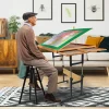 ALL4JIG Adjustable 3-Angle Puzzle Table With 4 Drawers - 34 x 25 x 0.01 Inches