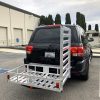 Aluminum Hitch Mount Cargo Carrier With 47-Inch Long Ramp, 1-Pack