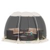 Alvantor Screen House Camping Instant Canopy 12 ft x 12 ft - Beige