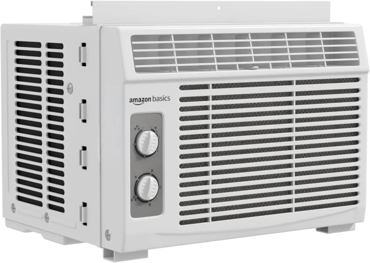 Amazon Basics 5000-BTU Window Air Conditioner, White