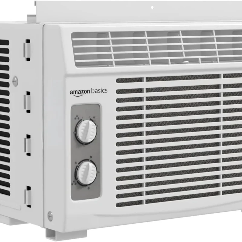 Amazon Basics 5000-BTU Window Air Conditioner, White