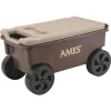 Ames Lawn Cart, 2 Cubic Foot, Plastic, 26.5W x 15D x 14H in - Lawn Buddy