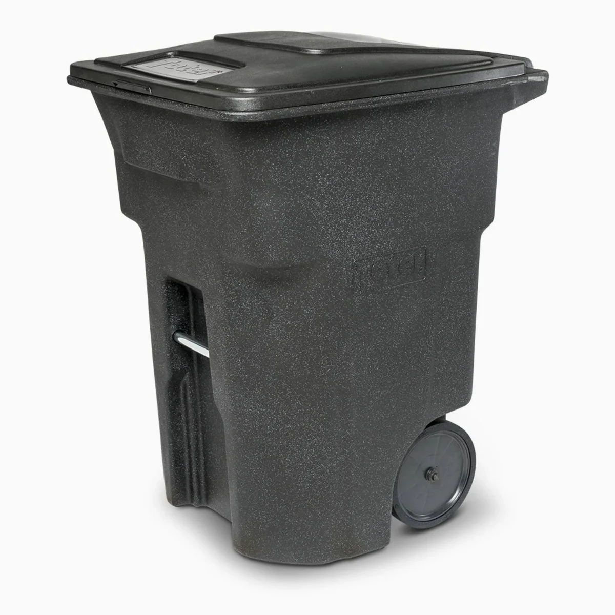 96 Gal. Trash Can With Quiet Wheels And Lid - ANA96-00BKS