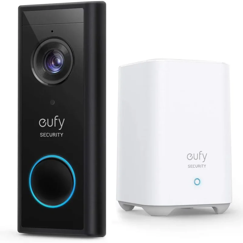 Anker eufy Security Wireless Video Doorbell, Battery-Powered, 2K HD