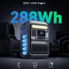 Anker Solar Generator With 60W Solar Panel, 288Wh LiFePO4 Battery, 300W Output - SOLIX C300