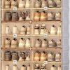 ANTBOX Stackable Plastic Shoe Storage Cabinet With Magnetic Clear Door, 10 Tiers 40 Pairs