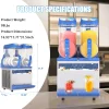 AnyDoor Commercial Slushy Machine, 30L, 1000W, Stainless Steel, Blue - 300-X