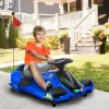 Aosom 12V Electric Drifting Go Kart With Slow Start, Music And Lights