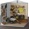 Aoxun Outdoor Storage Shed 6.2x4 FT, Brown