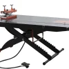 APlusLift Air-Operated Motorcycle & ATV Lift Table, 1500LB, 48in Wide With Side Extensions - MT1500X