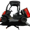 APlusLift Air-Operated Motorcycle & ATV Lift Table, 1500LB, 48in Wide With Side Extensions - MT1500X