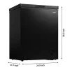 Arctic King Chest Freezer, 5 Cubic Feet, Black - ARC050S0ARBB WHS-185C1WSB