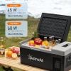 AstroAI Portable Car Refrigerator 15L, 12/24V DC and 110V AC, Black - C15