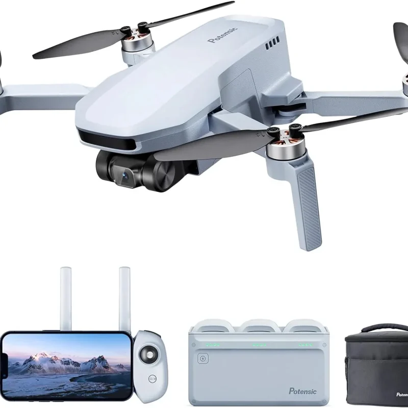 ATOM SE GPS Drone With 4K EIS Camera, 2 Batteries, 62 Minutes Flight - ATOM SE