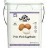 Augason Farms Dried Whole Egg Powder Emergency Food Supply, 11 Pound 4-Gallon Pail, 383 Servings