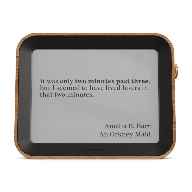 Author Clock Large
