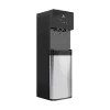 Avalon Bottom-Loading Water Cooler Dispenser, 3 Temperature Settings, Stainless Steel & Black