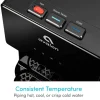 Avalon Bottom-Loading Water Cooler Dispenser, 3 Temperature Settings, Stainless Steel & Black