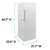 Avanti Vertical Freezer, 10.8 cu ft, White - AV1081VFK0W