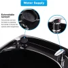 AW Wall-Mounted Shampoo Bowl Kit With Sprayer, Neck Rest And CUPC Vacuum Breaker