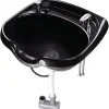 AW Wall-Mounted Shampoo Bowl Kit With Sprayer, Neck Rest And CUPC Vacuum Breaker