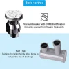 AW Wall-Mounted Shampoo Bowl Kit With Sprayer, Neck Rest And CUPC Vacuum Breaker