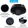 AW Wall-Mounted Shampoo Bowl Kit With Sprayer, Neck Rest And CUPC Vacuum Breaker