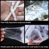 Ayieyill 200" Giant Spider Web with 49" Giant Spider Halloween Decorations Outdoor Scary Halloween Decor