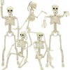 Ayieyill 2pcs Skeleton and Dog Skeleton Halloween Decorations Posable Skeletons Halloween Decorations Indoor Outdoor