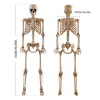 Ayieyill 5.4ft Halloween Skeleton Decorations, Weathered Posable Skeleton Decor for Halloween Decorations Outdoor Indoor