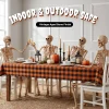 Ayieyill 5.4ft Halloween Skeleton Decorations, Weathered Posable Skeleton Decor for Halloween Decorations Outdoor Indoor