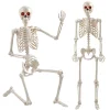 Ayieyill 5.4ft Halloween Skeleton Decorations, Weathered Posable Skeleton Decor for Halloween Decorations Outdoor Indoor