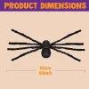 Ayieyill Spider Halloween Decorations Outdoor, 5FT Scary Giant Spider for Halloween Yard Decorations, Haunted House Prop