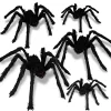 Ayieyill Spider Halloween Decorations Outdoor, 5FT Scary Giant Spider for Halloween Yard Decorations, Haunted House Prop