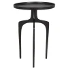 Bailey Street Home Accent Table, 22 Inches Tall, 15 Inches Wide, Dark Brown Finish - 2607-Bel-5174794
