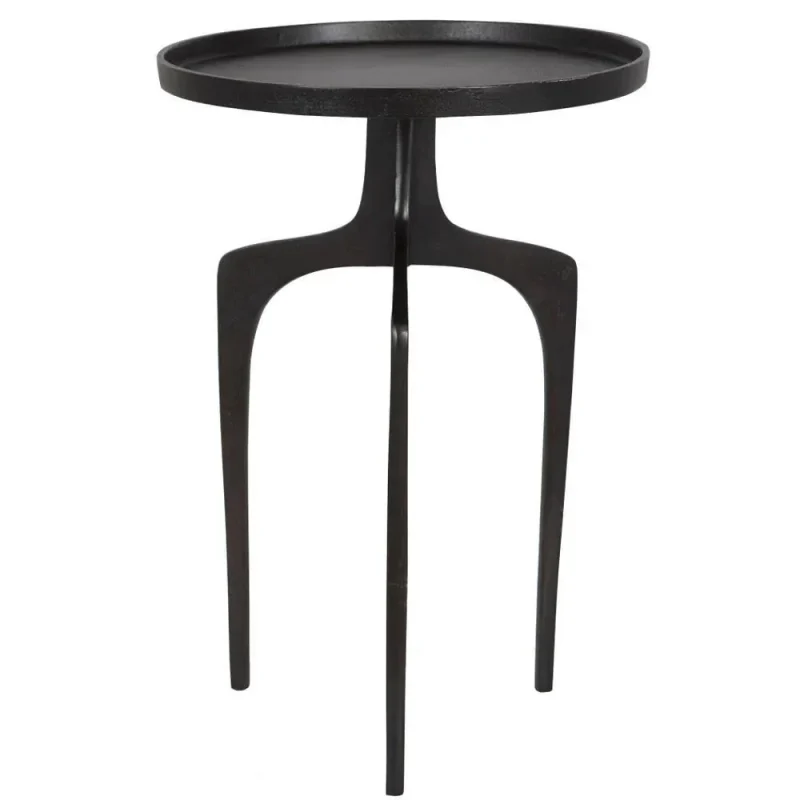 Bailey Street Home Accent Table, 22 Inches Tall, 15 Inches Wide, Dark Brown Finish - 2607-Bel-5174794