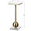 Bailey Street Home Accent Table, 29 Inch, 12 Inches Wide x 12 Inches Deep - 208-Bel-1782414