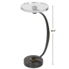 Bailey Street Home Drink Table 26.5 inch Polished Nickel Plated/Crystal Finish - 208-Bel-4541995