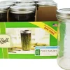 Ball Wide Mouth Glass Mason Canning Jars With Lids, 24 Oz, 9 Pack
