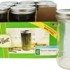 Ball Wide Mouth Glass Mason Jars 24 Oz 9 Pack - 65500