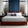 Bare Home Queen Medium Firm 11 in Visco-Elastic Memory Foam Mattress - Grey