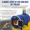 Sonret Barrel Wood Stove Kit for 30-55 Gallon Drums - Kit C