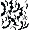 Bats Wall Decorations, Black, 68 Pieces, Halloween by Way To Celebrate