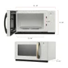 Beautiful 1.1 Cu ft 1000 Watt Sensor Microwave Oven, White Icing - BFCMS811WEST10