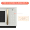 Beautiful 1.1 Cu ft 1000 Watt Sensor Microwave Oven, White Icing - BFCMS811WEST10