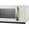 Beautiful 1.1 Cu ft 1000W Sensor Microwave Oven, White Icing