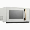 Beautiful 1.1 Cu ft 1000W Sensor Microwave Oven, White Icing