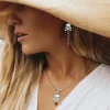 Beautlace 925 Sterling Silver Skull Jewelry Set, Halloween Skeleton Skull Pendant Necklace/Drop Dangle Earrings Gothic V